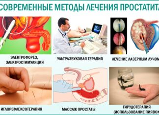 Схема лікування гострого і хронічного простатиту у чоловіків